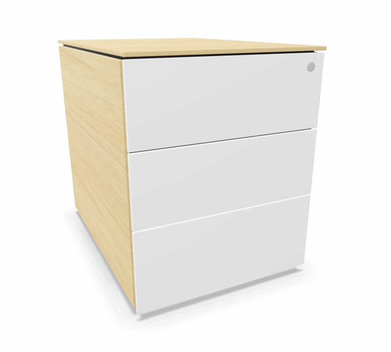 Implicit Premium Rollcontainer grifflos von Steelcase